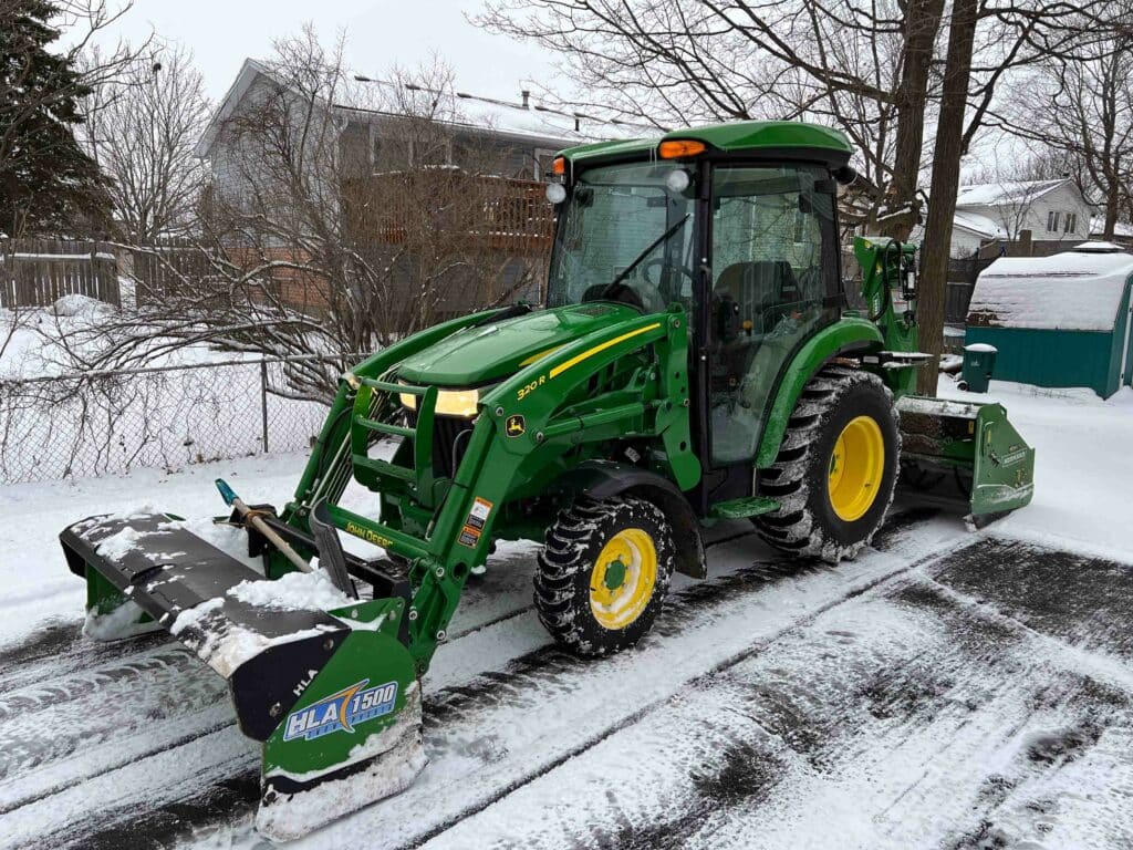 Snow plowing in Kingston